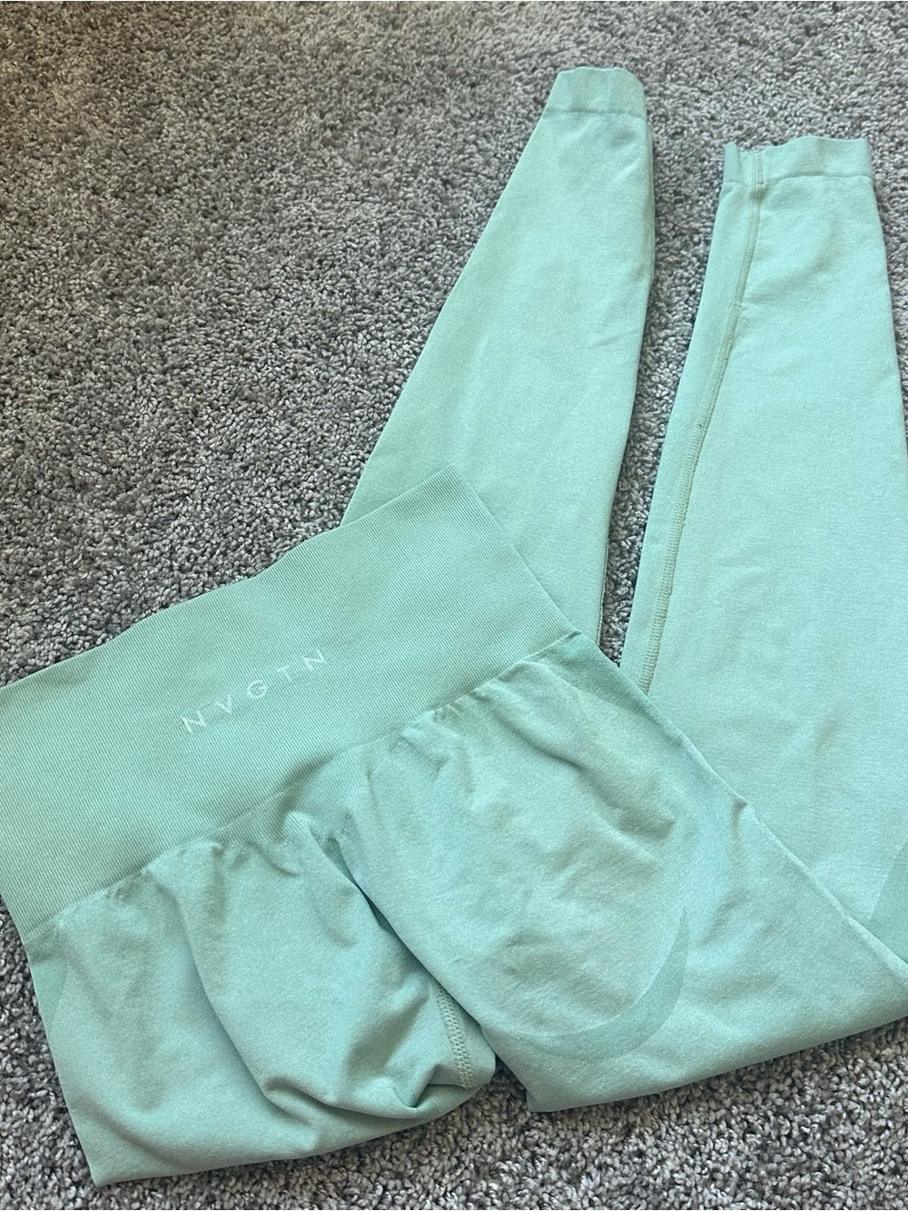 NVGTN Women's Leggings in Mint Green - Picture 2 of 5
